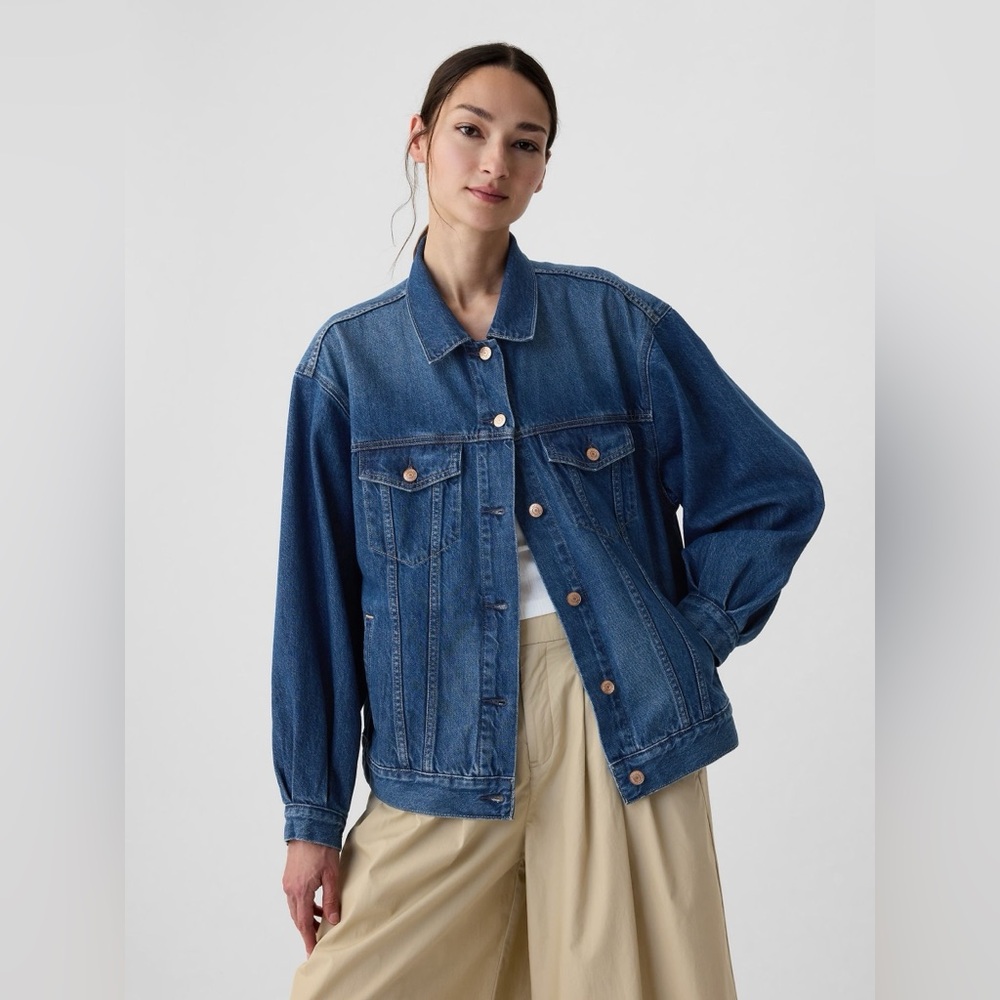 Gap x Doen Oversized Icon Denim Jacket